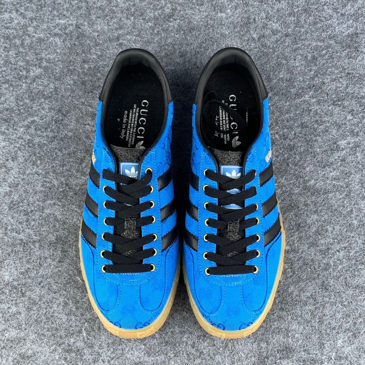 Gucci x Gazelle 'Blue GG Monogram'